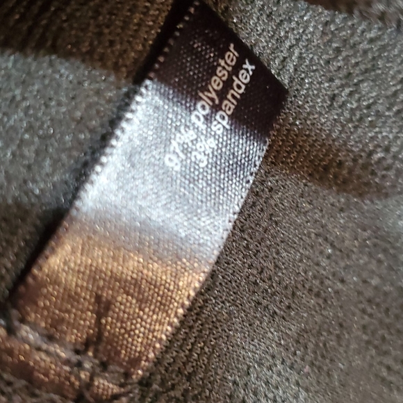 The Limited Black 3/4 Sleeve Crew Neck Knee Length Textured Dress Size XL NWT - Picture 5 of 6